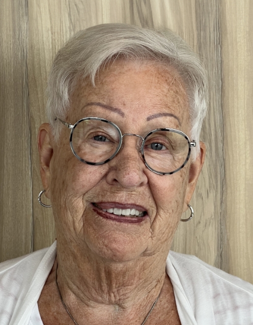 Smiling senior woman with flawless white teeth